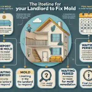 how long does my landlord have to fix mold