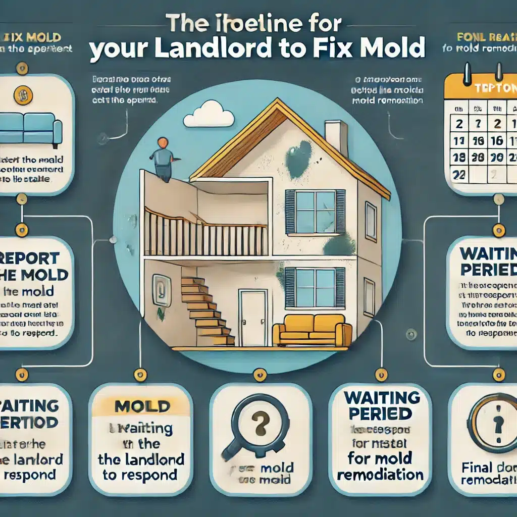 how long does my landlord have to fix mold