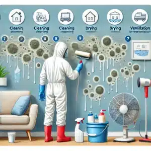 how to get rid of mold smell in walls