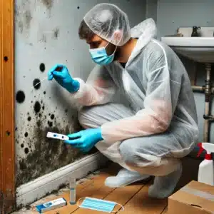 how to test for black mold