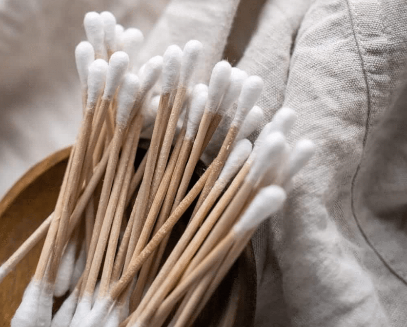 Cotton swabs for collecting mold samples